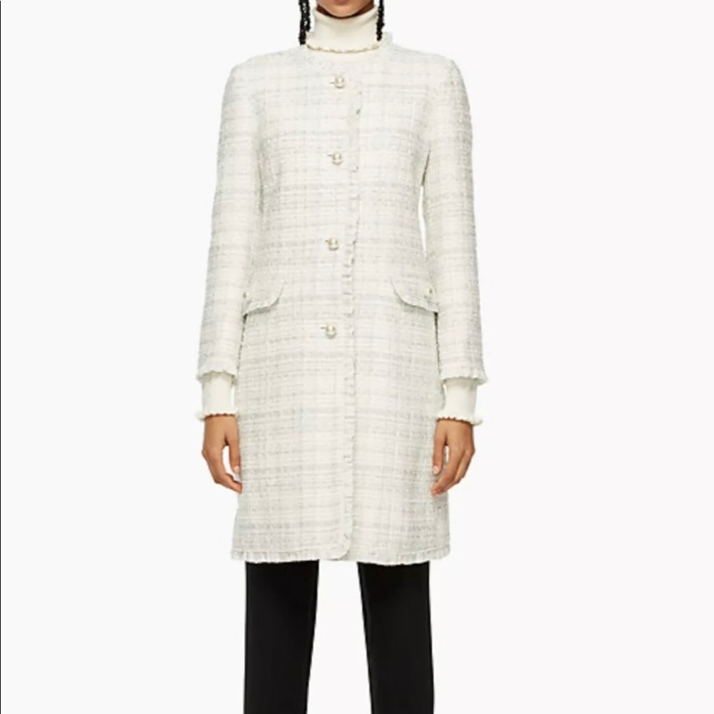 Kate Spade Bright Star Sparkle Tweed Blazer (OUMU0992)